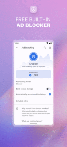 Opera browser with AI & VPN 3